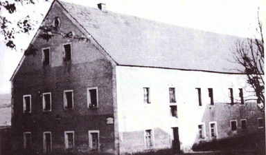 Polierhaus des Glasschleife Hammermühle um 1930