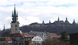 Svatá Hora in stari del mesta Příbram