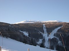 Aperçu du domaine de ski.