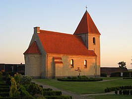 kerk in Øster Hjermitslev