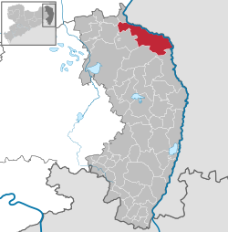 Krauschwitz na mapě