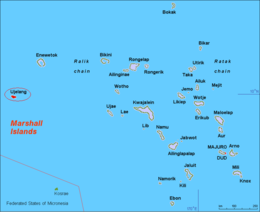 Ujelang – Localizzazione