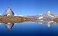 Panorama-Vue vum Matterhorn