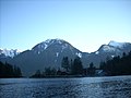 Mount Arthur rising above lekw’emin