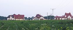 Houses in Radomierzyce.