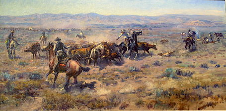 Roundup #2, oil 1913