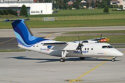 Austrojet DHC-8-100 in Salzburg