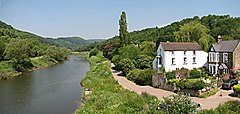 The River Wye and old quayside at Brockweir