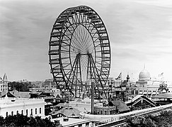 Ferris Wheel à l'Exposition universelle de 1893.