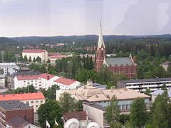 Mikkeli Vue du château d'eau.