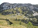 Roches Rousses au-dessus du Vallon de Pratcel