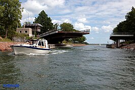 het Lemströmkanaal gezien vanuit Slemmern