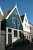 Huis met houten topgevels