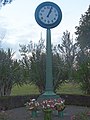 Horloge à l’heure du tsunami du 23 mai 1960, devenue monument du souvenir.