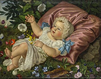 Child Among the Flowers