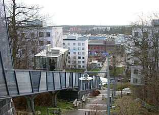 Skärholmens bergbana till Ekholmshöjden.