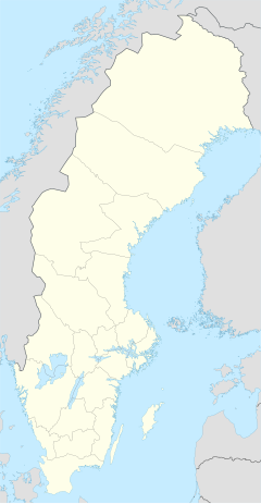 Locations of the 2018 Damallsvenskan