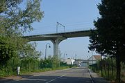 Het viaduct na de ingebruikname (2016)