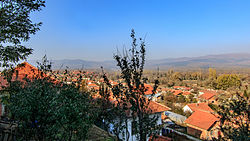 Panoramic view of the village Rankovce