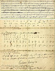 Babington-Brief, der - möglicherweise gefälschte - Brief Maria Stuarts an Anthony Babington