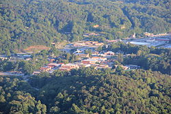 View of Clayton from Black Rock Mountain State Park