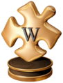 For your hard and excellent work as the Esperanza Admin General, I, Thε Halo, award you the highest honour a Wikipedian can get: The Golden wiki! Enjoy, you deserved it.