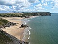 Three Cliffs Bay badia.