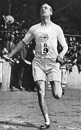 Eric Liddell bij de OS van 1924