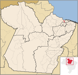 Location in Pará state