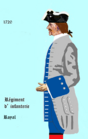 Régiment Royal 1720 bis 1734