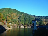 登山口のある名栗湖