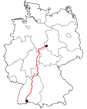 Verlauf der B 27