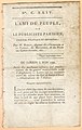 Le numéro 124 dans lequel Marat explique pourquoi Louis XVI ne peut être enlevé par ses partisans : « Il est impossible que le roi nous soit enlevé, à moins que le commandant général [La Fayette] ne fût dans le complot des ennemis de la révolution. »