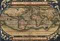 Image 29World map Theatrum Orbis Terrarum by Ortelius (1570) (from History of cartography)