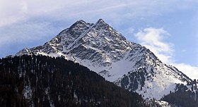 Vue depuis Milders, à Neustift im Stubaital, au nord-ouest.