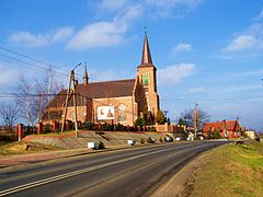 Church in Ostrów, Poland