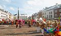 Danse de la Haguète le dimanche du Cwarmê avant le grand cortège.