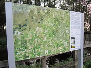 Informationstafel am Vechtaer Moorbach in Füchtel