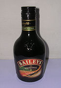 A bottle of Baileys Irish Cream