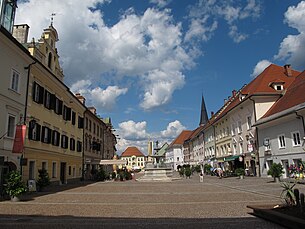 Hauptplatz („Oberer Platz“) St. Veit an der Glan