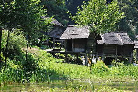 Wassermühlen an der Pliva