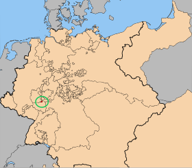 Localização de Cidade Livre de Frankfurt