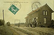 La gare vers 1910 (carte postale).