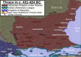 Regno degli Odrisi - Localizzazione