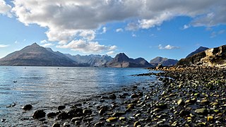 The Black Cuillin viewed from Loch Scavaig