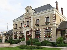 Ang Town Hall sa Bagneaux-sur-loing