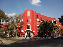 Frontón México in the Ponciano Arriaga and De la República streets