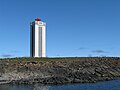 Basalt en vuurtoren van Kálfshamarsvík.