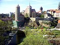 Panorama fra Alte Wasserkunst i Bautzen.