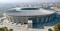 Puskás Aréna in Budapest, Blick von schräg oben